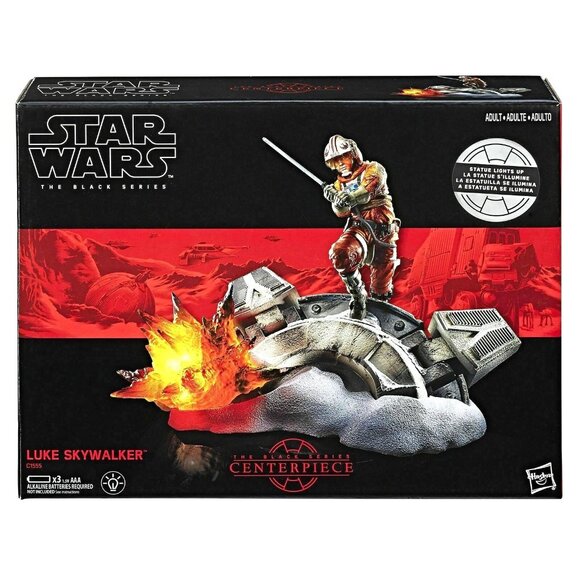 Star Wars The Black Series Luke Skywalker Centerpiece Diorama Set Figure NISB - Picture 1 of 2